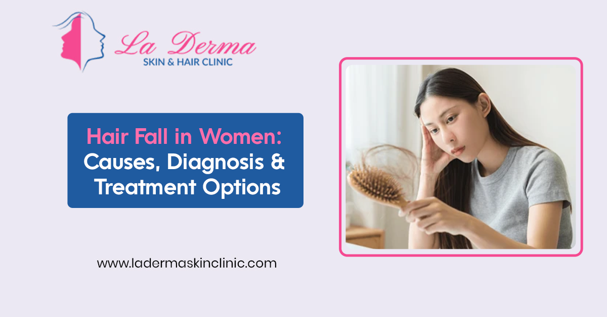 Hair Fall in Women: Causes, Diagnosis & Treatment Options
