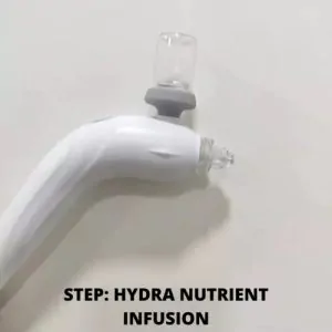 Hydrafacial machine nutrient infusion