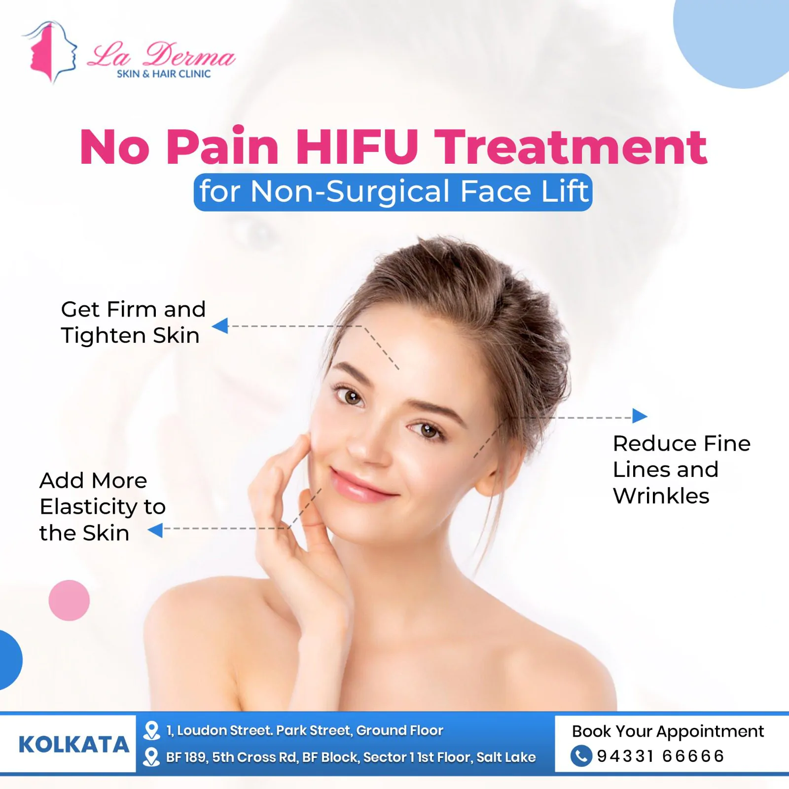 Non-Surgical Face Lift with No Pain HIFU Treatment!